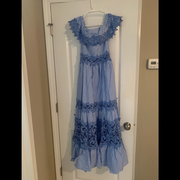 venus blue lace dress VENUS Womens Lace Mini Dress